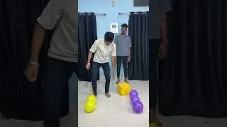 Roll Dice 🎲 With Pop Balloon Challenge #shorts