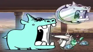 прохожу Horrorpotamus ( батл кэтс ) battle cats