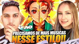 Sol | Rafão | Tanjiro Kamado (Demon Slayer) - REACT EM CASAL