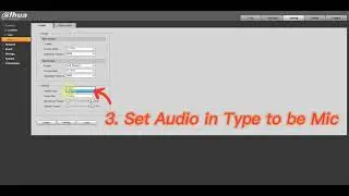 How to set audio type and enable audio encode?