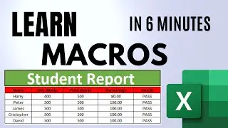 How to Create Macros in Excel Tutorial | MACRO CLASS # 02