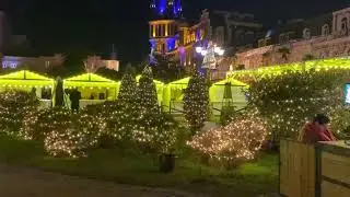 walking Christmas time in the capital of Ajaria - Batumi |4K | Рождественская прогулка в Батуми