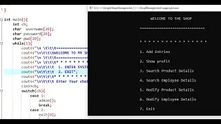 Shop Management system Projects in C++ | CPP Projects 