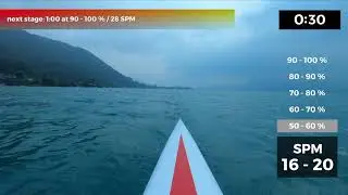 (20.03a) NO MUSIC 28 power minutes - guided interval training for indoor rowing machine (1.0)