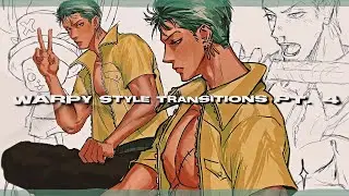 WARPY STYLE TRANSITIONS | PART 4 | After Effects + (Project File)