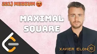 LeetCode 221 |  Maximal Square | Dynamic Programming Solution Explained (Java)