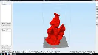 Multoo MT2X 3D Printing in action - Simply3D Slicer - 500x500x800