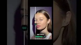 Persona app 😍 Best video/photo editor #makeuplover #hairandmakeup