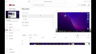 Can't Trim and Blur on Youtube Editor