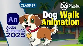 What is The BEST Way to Animate a Dog Walking Cycle in Adobe Animate CC 2025