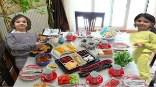 KOMŞUMA KAHVALTI HAZIRLADIM CHALLANGE #challange #kahvaltı #miyna