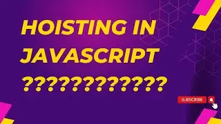 Hoisting in javascript in hindi #javascript #ecma6