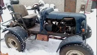 Самодельный трактор из УАЗа и ОКИ