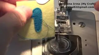 MK: How to sew felt on a sewing machine