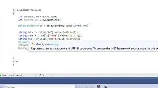 [C#] Delete from DataGridView and Mysql
