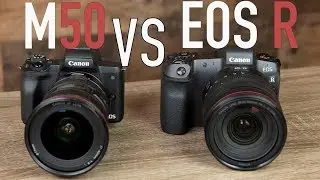 Canon EOS R vs EOS M50