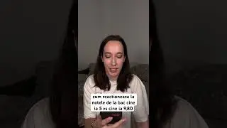 Cum reactioneaza cand ia 5 la bac
