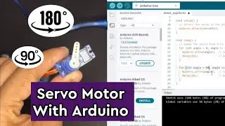 Arduino Uno Servo Motor Tutorial: Easy Project for Beginners!#arduinoproject  #arduinotutorials #ai