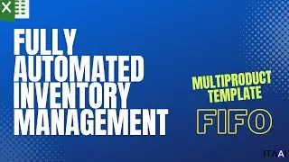 Excel Inventory Template with FIFO method of Inventory Valuation & Automated Calculations 