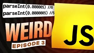 parseInt(0.000005) Returns 0, But parseInt(0.0000005) Returns 5? | JavaScript Quirks Uncovered