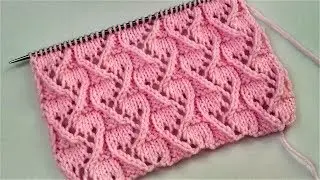 Openwork knitting patterns. An incredibly beautiful and simple openwork pattern.