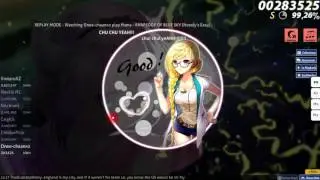 【osu!】 fhana - RHAPSODY OF BLUE SKY | 98.26% NC,HR [Nozely's Easy] #158