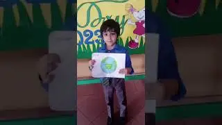 world earth 🌏 day. cute bacha. bache ne kamal kr dia.