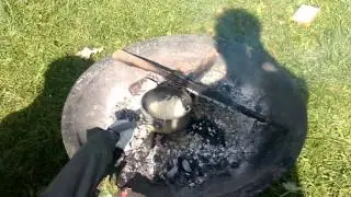 That's Random! | Cooking Ramen Noodles Over A Fire