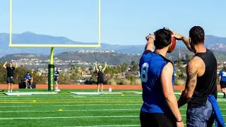 Pat Nasiatka USFL Combine highlights 2023.