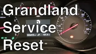 Vauxhall Grandland Puretech Service reset. How to Reset Grandland X service light.