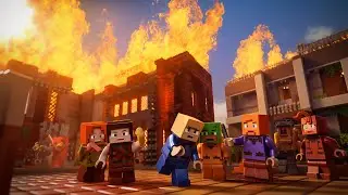 Accidentally Burning My Minecraft House Down