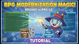 Modernize RPG400 to RPG ILE FREE and PF to SQL - 2 - A Beginners guide to RPG 400 Compile and Test