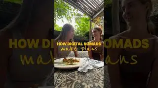 How do digital nomad make travel plans #digitalnomad #digitalnomadlifestyle
