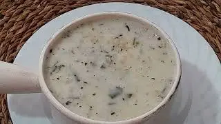 Bu Çorba Yaza Damgasını vurur !! Evelikli Ayran Aşı / Freş Bir Çorba İçin Bu Tarifi Deneyin