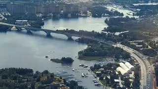 Подлёт к Москве (Шереметьево)