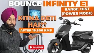 EV Scooter Ka Sach! 🛵⚡ | Bounce Infinity E1 Power Mode Range Test