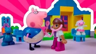 Plush Clinic / Doctor Treats Plush Pig Daddy / new series