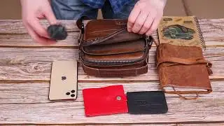 Огляд шкіряної чоловічої сумки Vintage 21480