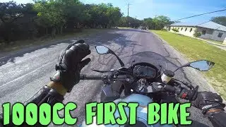 Learning to ride on a 1000cc?