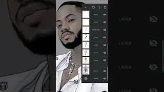 Art Process for Koredo Bello Art Piece...