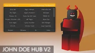 Roblox John Doe Hub V2 Script Showcase