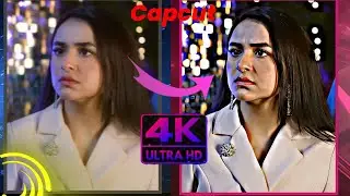 How to convert normal video to 4k in Capcut | Capcut hd quality | Capcut sharpen effect tutorial |