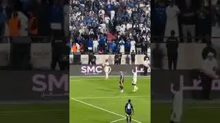 Al Hilal fans chanting, "Messi, Messi," to Cristiano Ronaldo while beating him 4-1