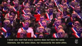 President Hollande on St.-Denis Raid