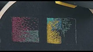 Современная вышивка - как вышивать нитками - 3 часть