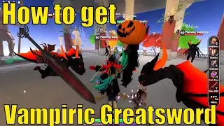 How to get Vampiric Greatsword in World Zero | 1000 Pumpkin Headed Mobs + Mount and Title