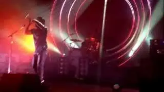 Kele Bloc Party dancing funny Festival Hall Melbourne 2013