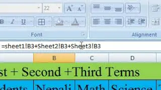 3d ference in excel
