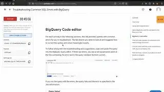 Troubleshooting Common SQL Errors with BigQuery (100/100) | Qwiklab Tutorial | 2020 | 2021