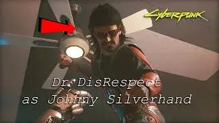 Dr DisRespect as Johnny Silverhand - Cyberpunk 2077 - Model Swaps